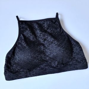Black lace bralette size M New